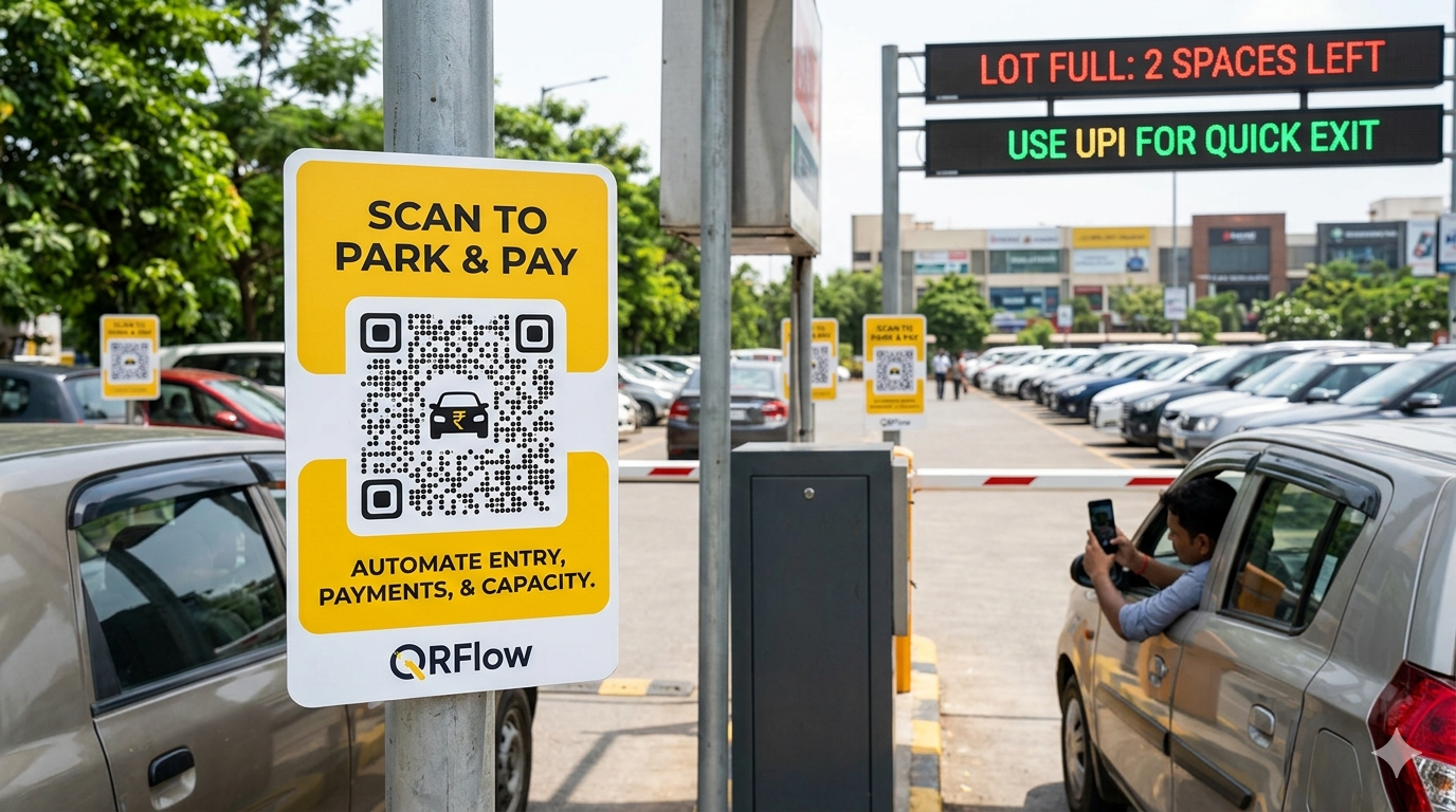 QR Code for Parking Lots: Automate Entry, Payments, and Capacity Management in India